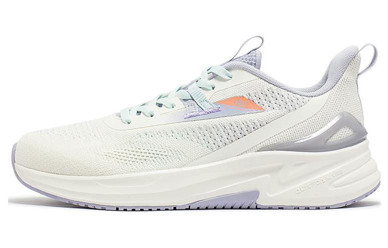 361° Cushioning Slip Resistant Abrasion Resistant Low top Running Shoes Women’s White Purple