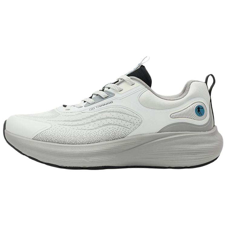 QIAODAN Variety Training Collection Running Shoes Men’s Low Top Gray Silver/Steel Gray
