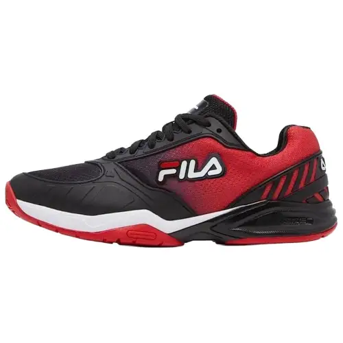 FILA Volley Zone Low top Casual Running Shoes Men's Red Black