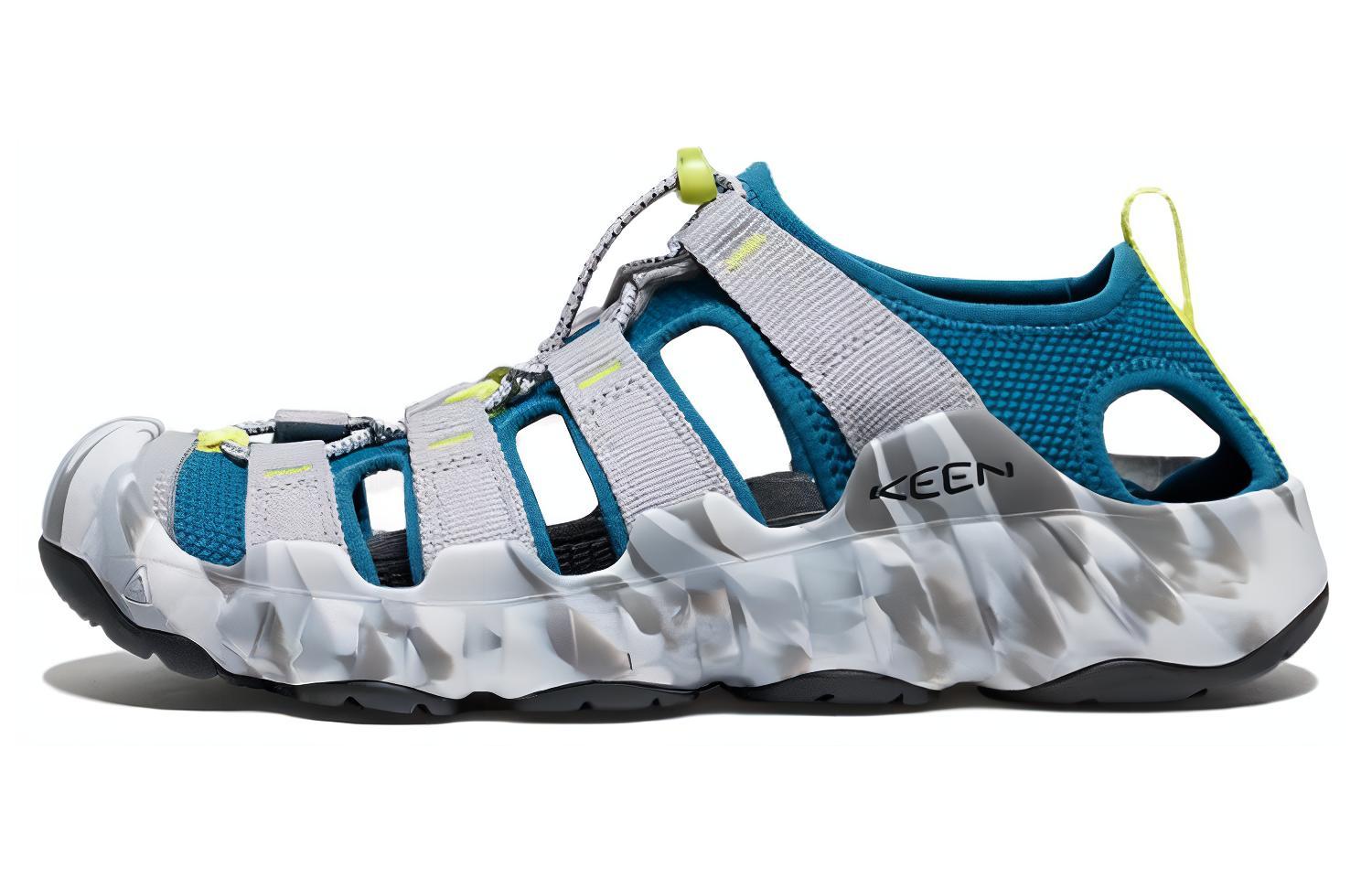 Keen HYPERPORT H2 Slip Resistant Abrasion Resistant Low top Outdoor Shoes Men’s Gray Blue