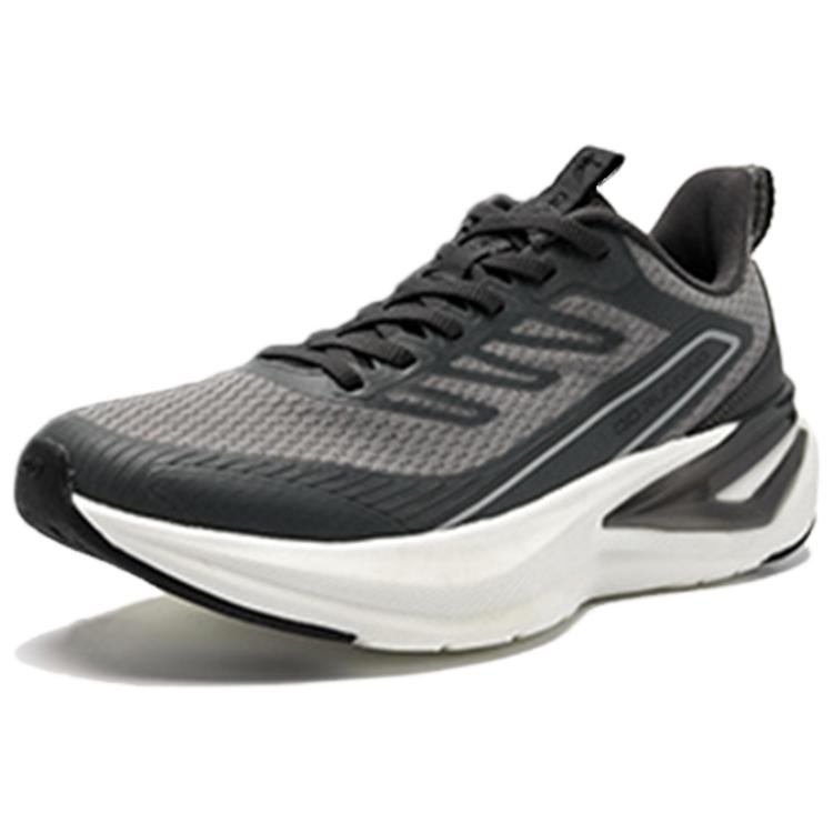 QIAODAN Cushioning Slip Resistant Breathable Low top Casual Running Shoes Men’s Gray