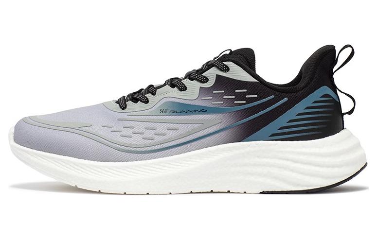 361° Versatile Slip Resistant Abrasion Resistant Low top Running Shoes Men’s Gray Black