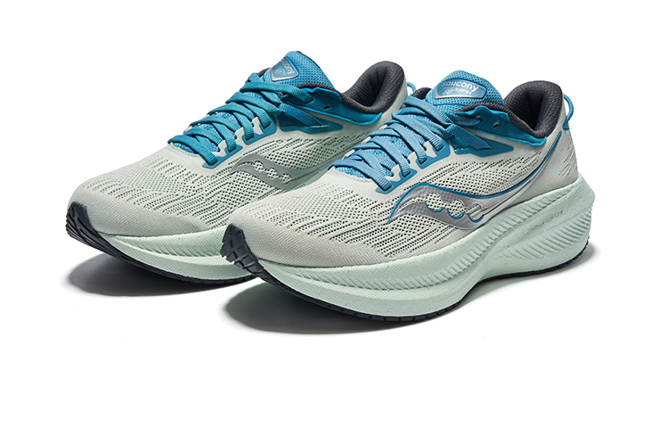 Saucony Triumph Victory 21 Comfortable Cushioning Lightweight Low top Running Shoes Women’s Gray
