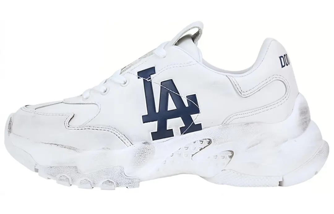 MLB Big Ball Chunky La Dodgers Vintage Slip Resistant, Abrasion Resistant, Lightweight Low top Chunky Sneakers Women's