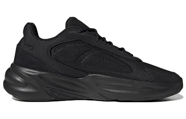 Мужские кроссовки adidas neo Cloudfoam Ozelle (черные) — 乌黑色 — фото 2