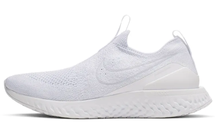 Nike Epic React Flyknit Fabric Cushioning Slip Resistant Cushioning Slip Resistant Low top Running Shoes Women's