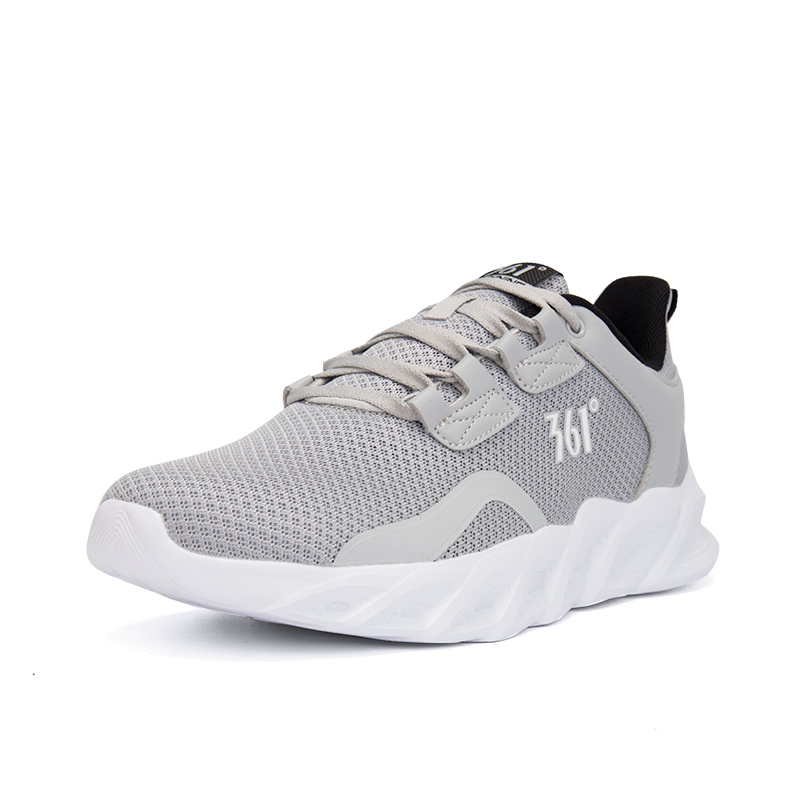 361° Cushioning Breathable Low top Running Shoes Men’s Gray Black