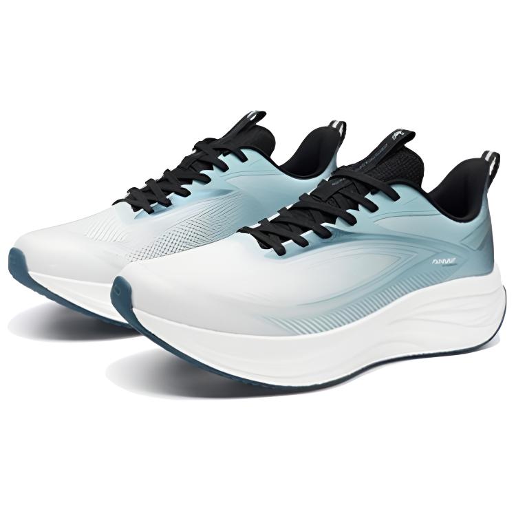 QIAODAN Tao Pro Minimalist Fashion Cushioning Slip Resistant Breathable Low top Tubro Casual Racing Running Shoes Men’s