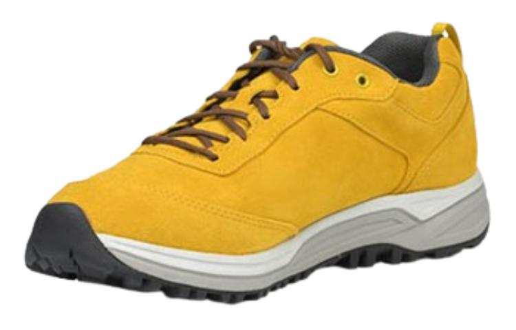 MONTBELL Lightweight, Abrasion Resistant, And Breathable Low top Outdoor Shoes Men’s Yellow