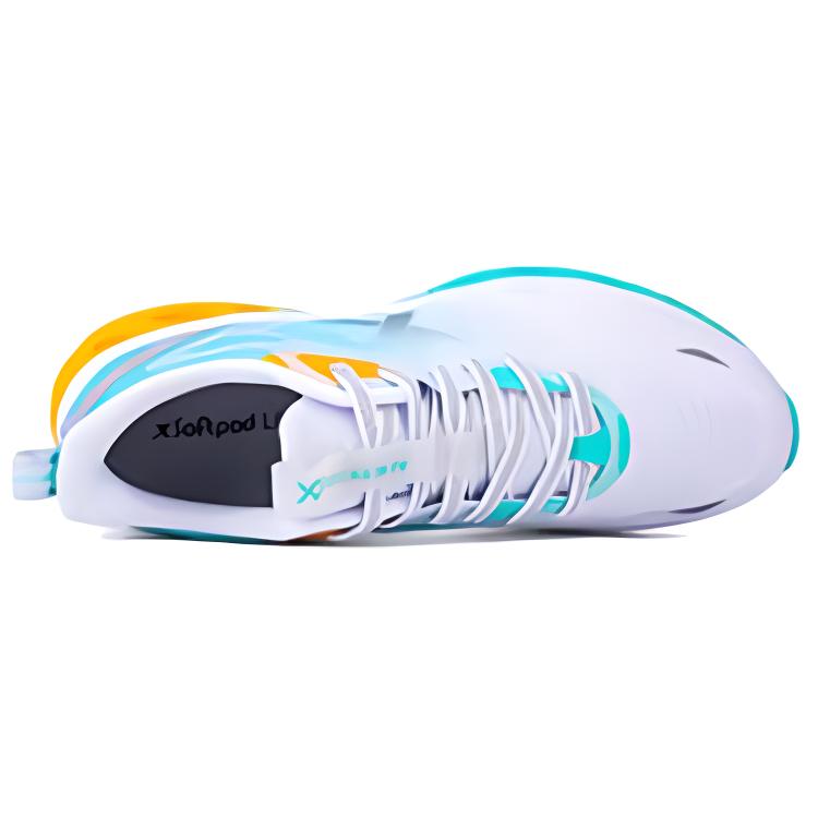 XTEP Abrasion Resistant Breathable Lightweight Quick Dry Low top Running Shoes Men’s White Green