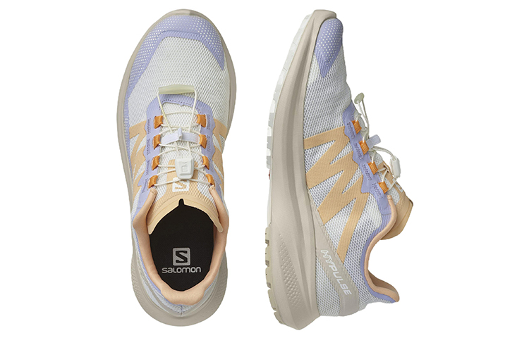 SALOMON Abrasion Resistant Low top Running Shoes Women’s White Purple Orange