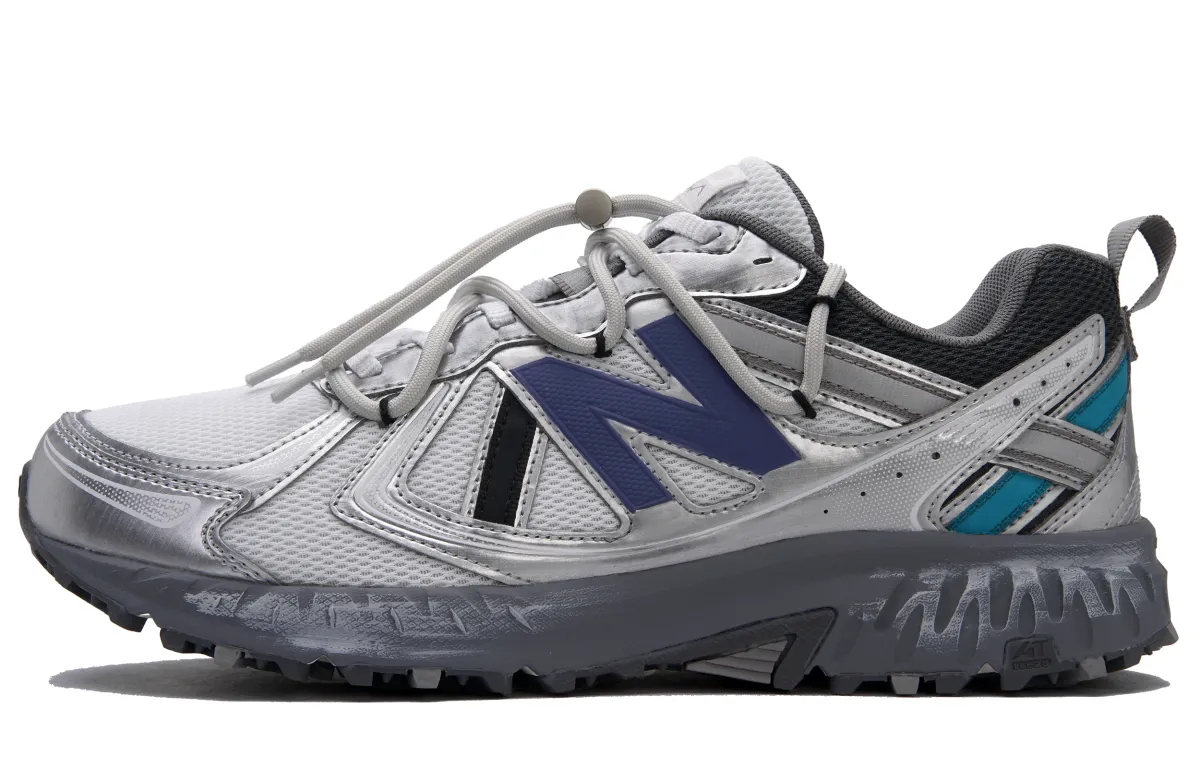 New Balance NB 410 Slip Resistant Abrasion Resistant Low top Running Shoes Unisex Blue Gray Silver
