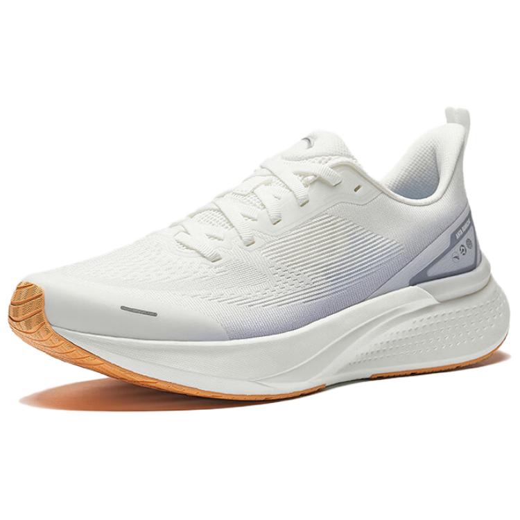 Anta Hydrogen Run 7 Abrasion Resistant Breathable Low top Casual Running Shoes Men’s White Gray
