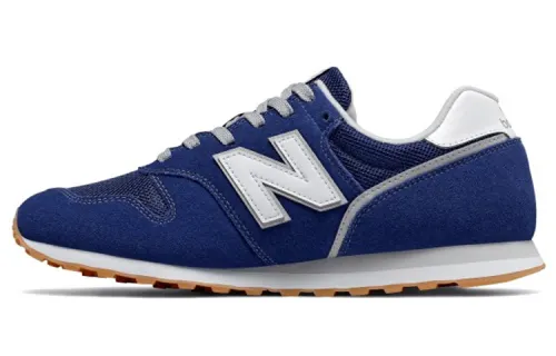 New Balance NB 373 Comfortable Textile, Synthetic Leather Low top Running Shoes Men's Blue Gray