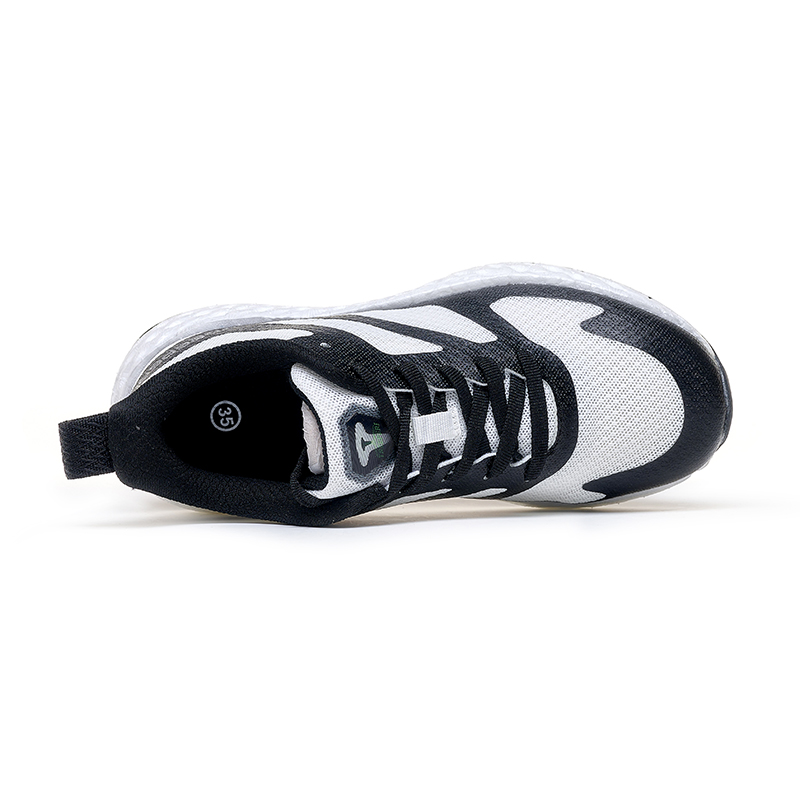 TREEPERI Support Balance Rebound Support Balance Rebound Low top Running Shoes Unisex Black White