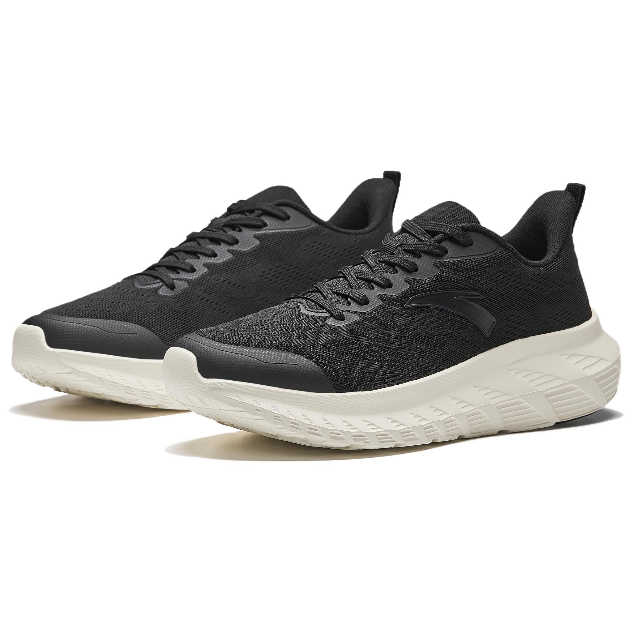 Anta Cushioning Breathable Low top Casual Running Shoes Men’s Black