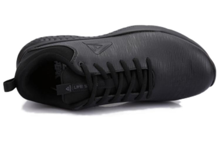 PEAK Cushioning Slip Resistant Abrasion Resistant Low top Running Shoes Men’s Black
