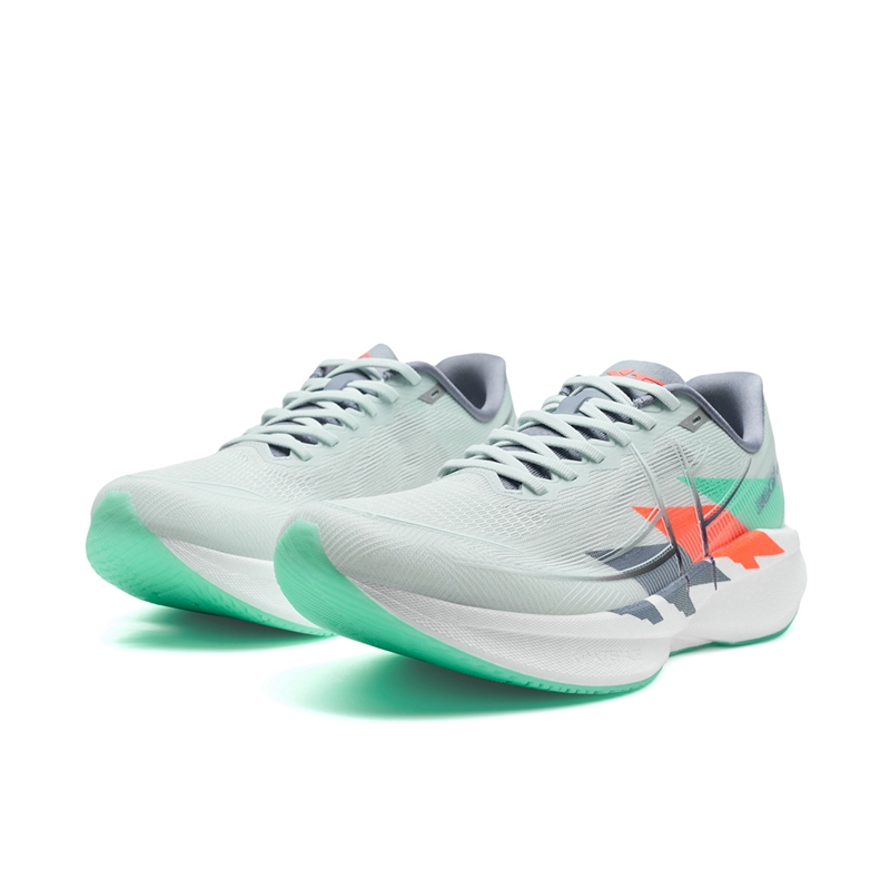 XTEP 360X 2.0 Textile Low top Carbon Plate Training Physical Fitness Test & Exam Running Shoes Men’s Blue Orange