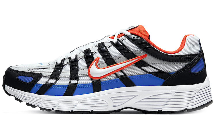Nike P-6000 sports shock-absorbing and non-slip low-top running shoes for men, white, blue and red