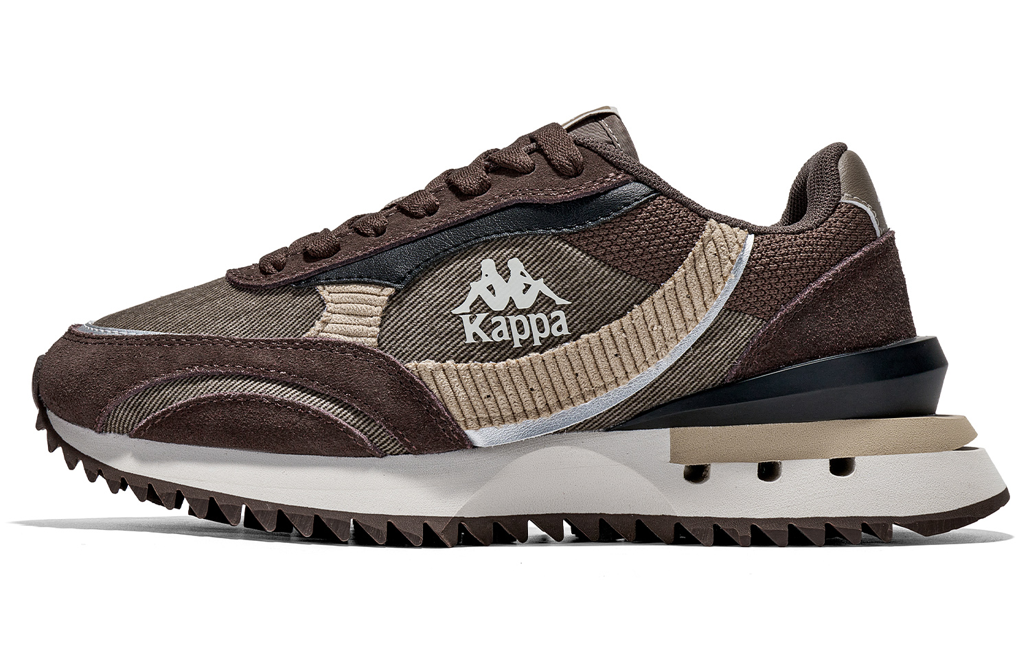 Kappa Slip Resistant Abrasion Resistant Low top Running Shoes Unisex Brown