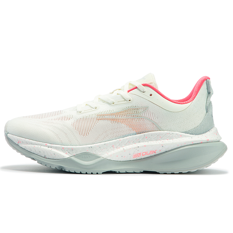 361° Cushioning Slip Resistant Low top Sprint Running Shoes Men’s Feather White Light Coral
