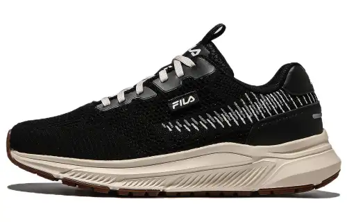 FILA Low top Training Running Shoes Unisex Black Korean Style