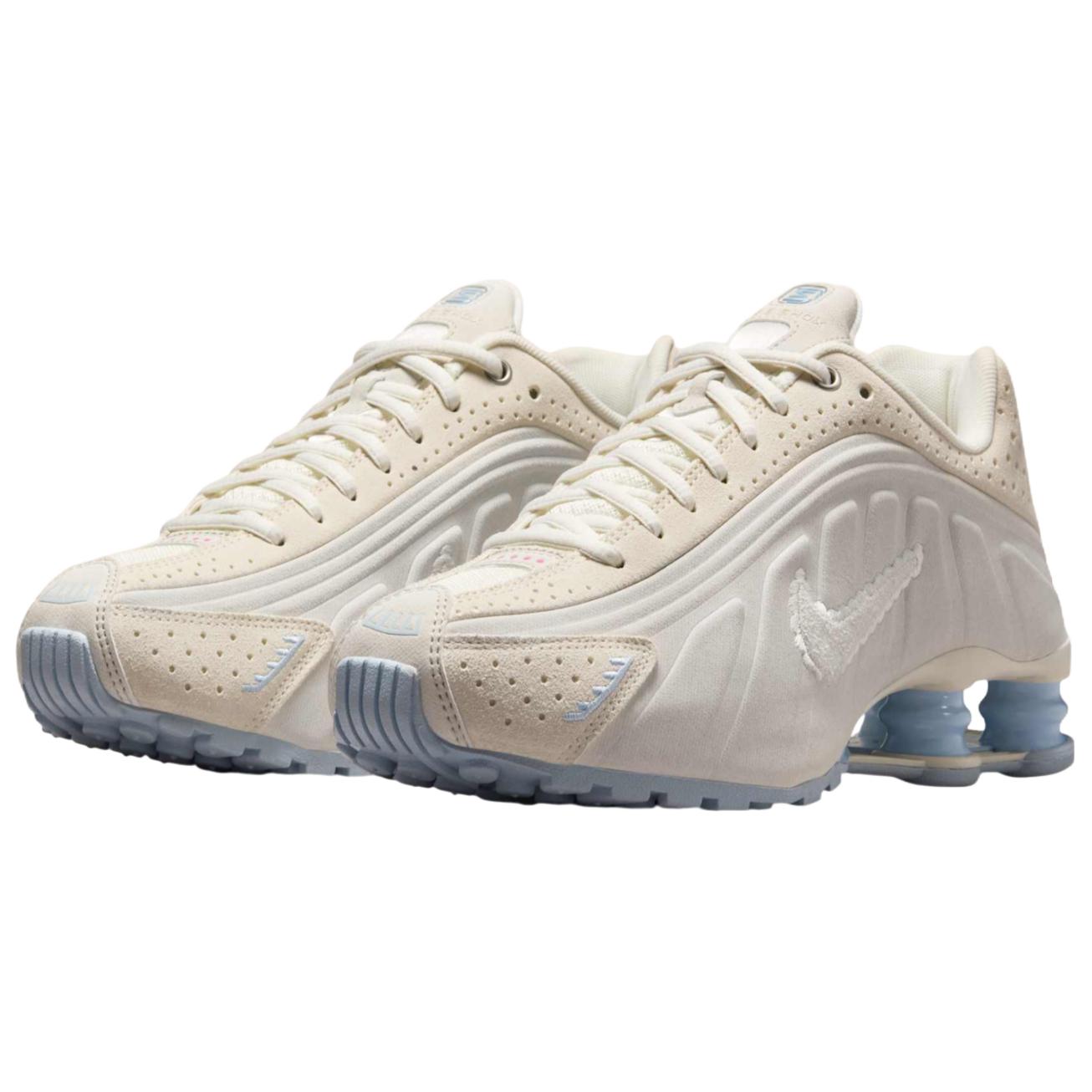 Nike Shox R4 Slip Resistant Abrasion Resistant Slip Resistant Abrasion Resistant Low top Casual Sprint Running Shoes