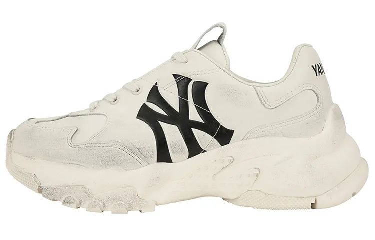 MLB Big Ball Chunky Sneakers Unisex Low Top Beige