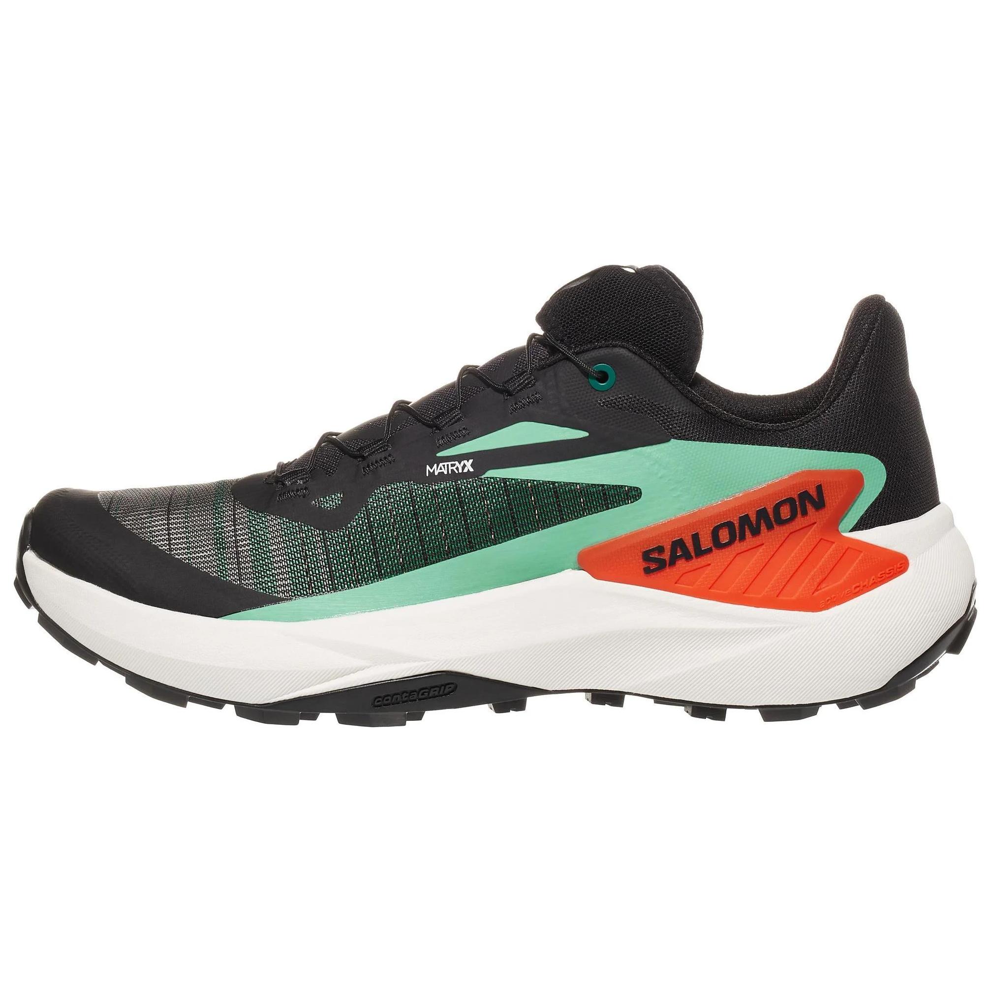 SALOMON Salomon GENESIS sports comfortable fabric non-slip and wear-resistant low-top casual trail running shoes men's cherry tomato red