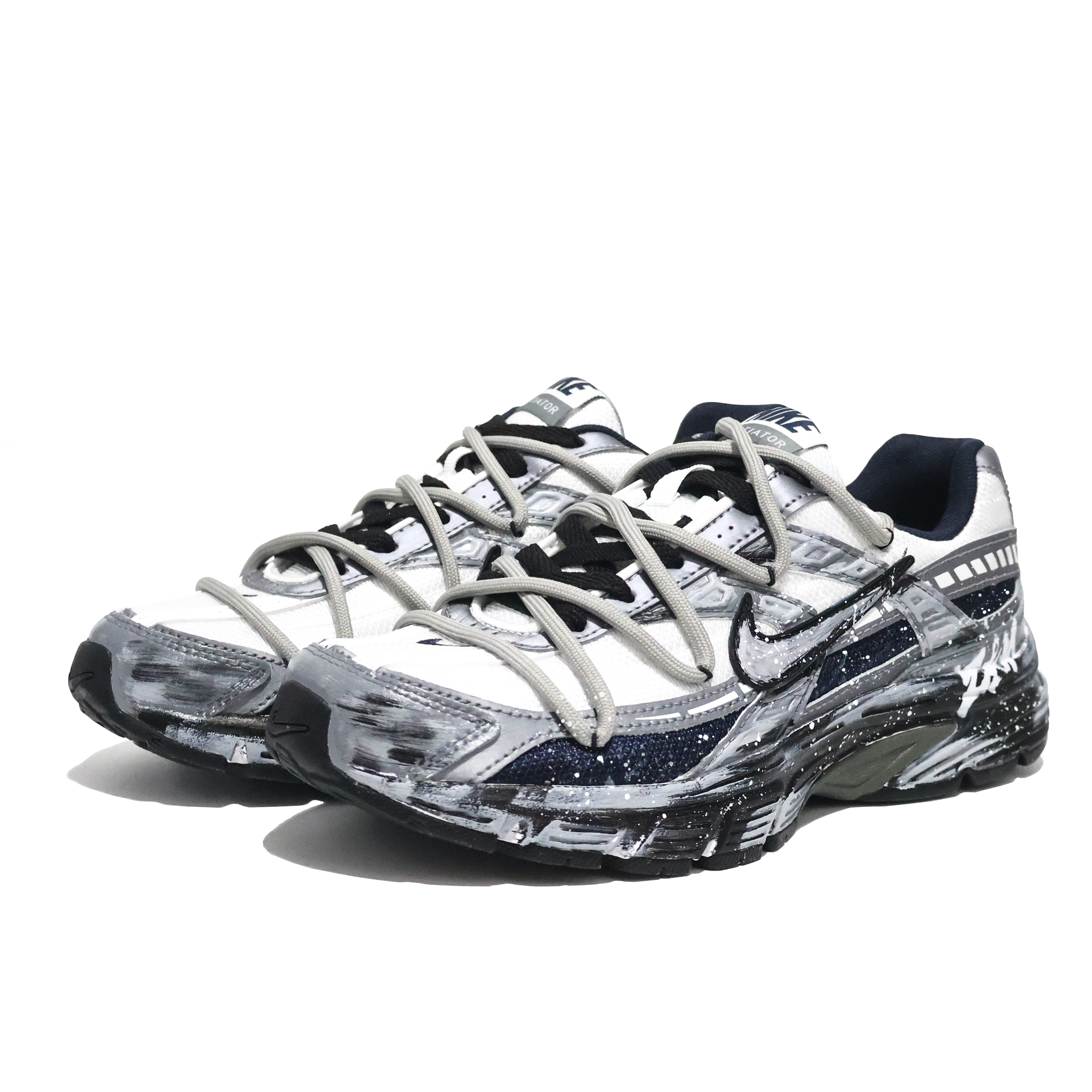 Nike Initiator Cushioning Lightweight Cushioning Lightweight Low top Casual Running Shoes Unisex Gray