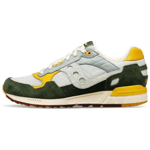 Saucony Shadow 5000 Premium Light Grey Green Yellow