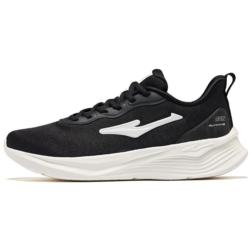 Erke Slip Resistant Abrasion Resistant Slip Resistant Abrasion Resistant Low top Casual Running Shoes Men’s Black White