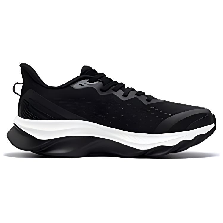361° Abrasion Resistant Breathable Low top Casual Running Shoes Men’s Black White