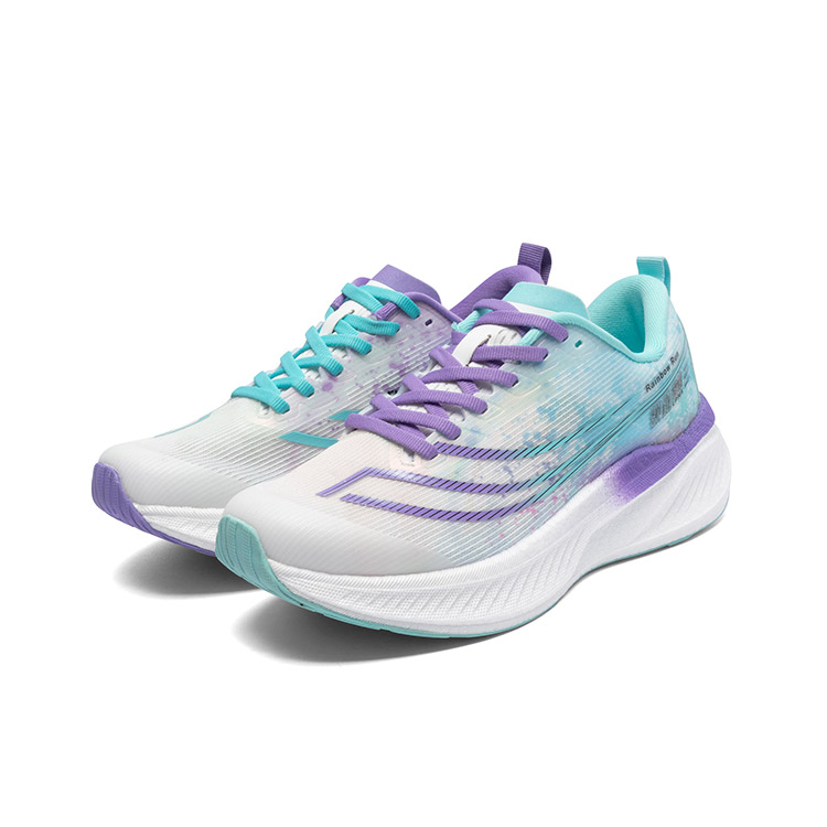LPMX Running Shoes Women’s Low Top Ice Purple Blue Crystal, Mismatched