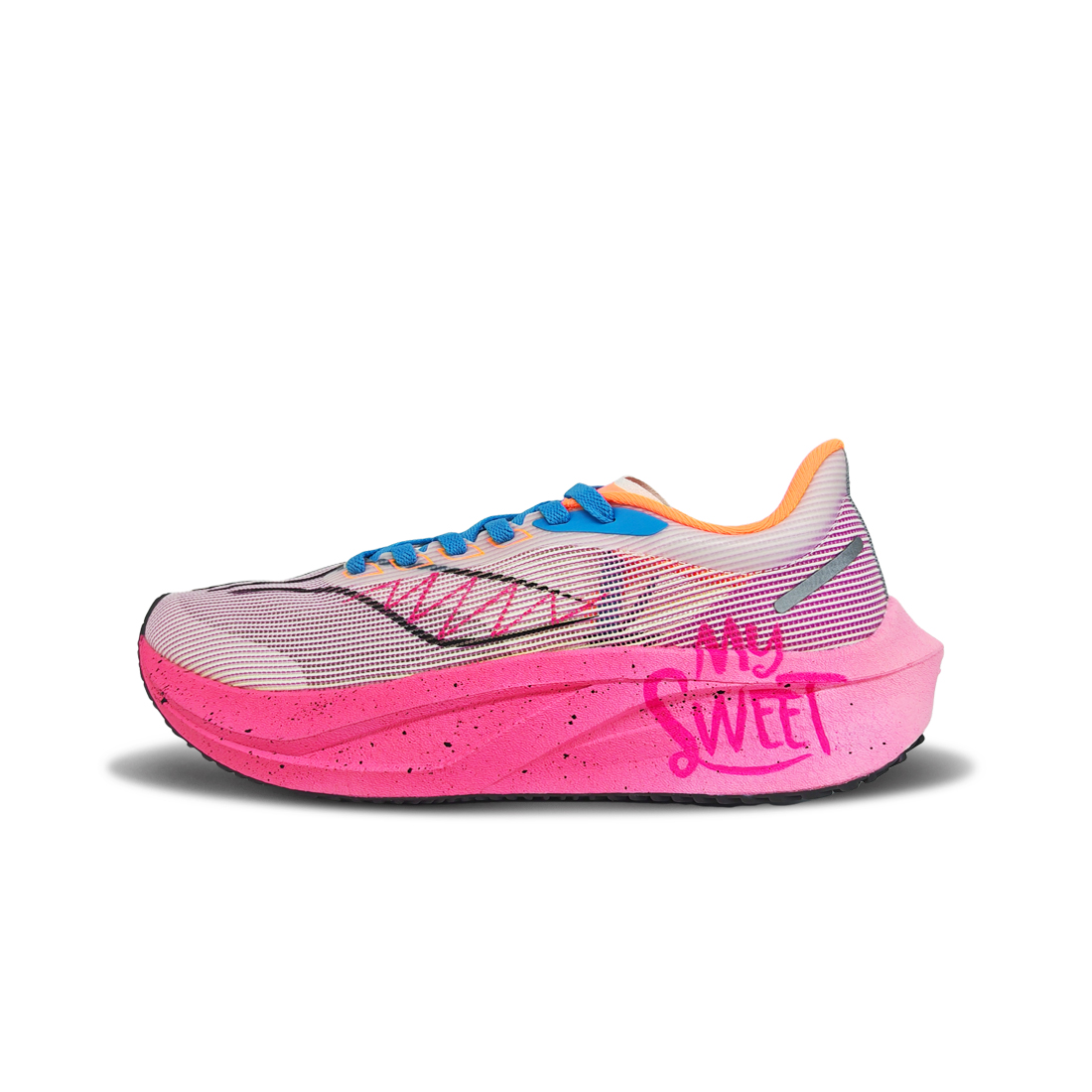 Li Ning Feidian 4 Challenger Running Shoes Unisex Low Top Blue