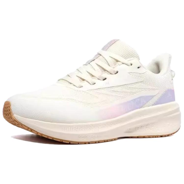 361° Abrasion Resistant Slip Resistant Low top Casual Running Shoes Women’s White Purple