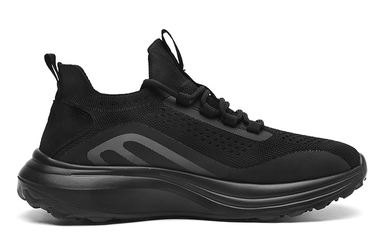 Jippo JEEP SPIRIT Cushioning Breathable Lightweight Cushioning Breathable Lightweight Low top Running Shoes Men’s Black