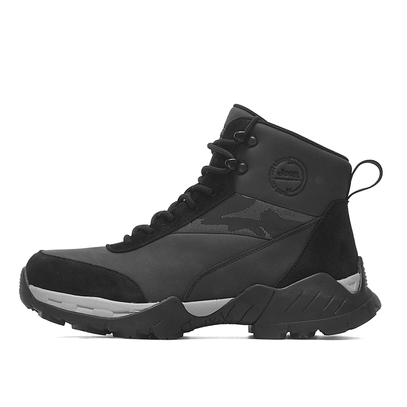 Jeep Fashion Mid top Outdoor Shoes Men’s Black