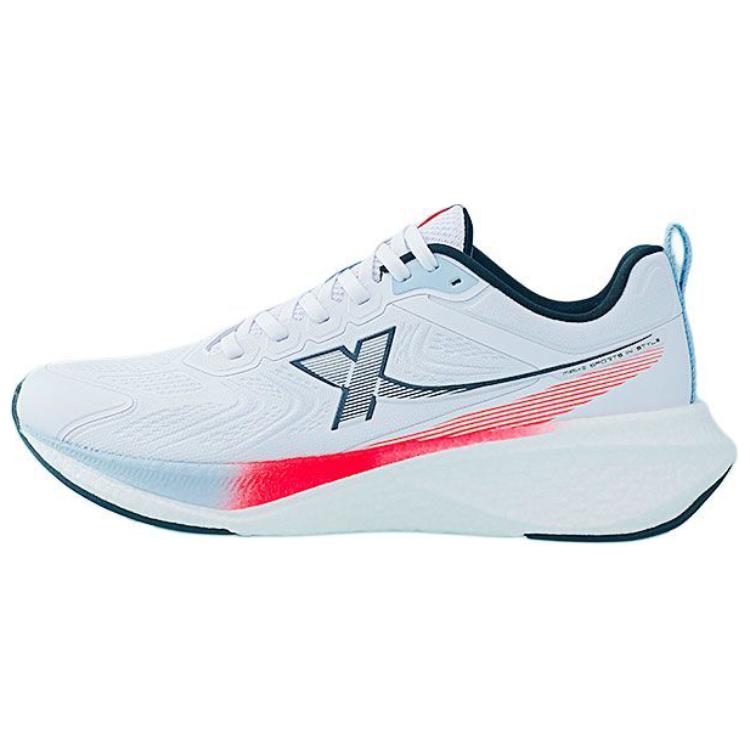 XTEP 5.0LITE Comfortable And Trendy Slip Resistant Abrasion Resistant Low top Running Shoes Men’s White Black Red