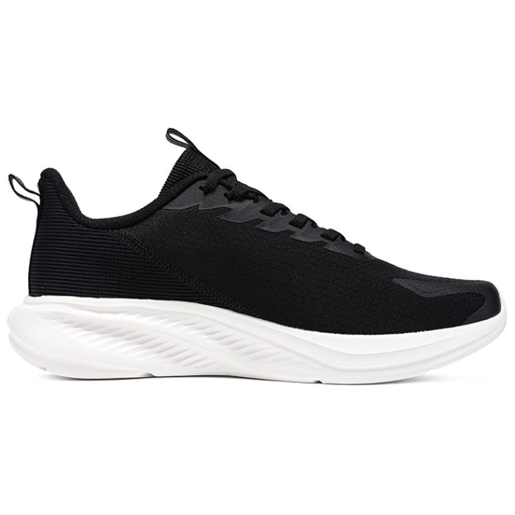 361° Comfortable Slip Resistant, Abrasion Resistant, Lightweight Low top Casual Running Shoes Men’s Black White