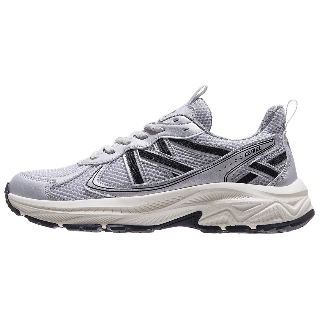 CAMEL Textile, Synthetic Leather Slip Resistant Abrasion Resistant Low top Running Shoes Men’s