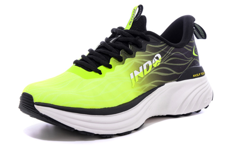 JNDO Mesh, Textile Cushioning Slip Resistant Breathable Low top Tesla Valve Breathing Technology Running Shoes Unisex