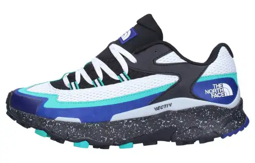 THE NORTH FACE VECTIV TARAVAL Comfortable Cushioning, Wear Resistant Low top Outdoor Shoes Men's Blue White