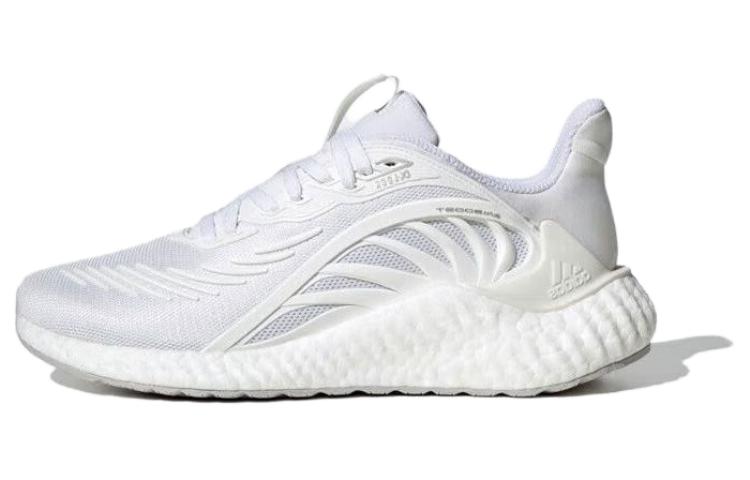 Adidas Alphaboost Cushioning Breathable Cushioning Breathable Low top Running Shoes Unisex White