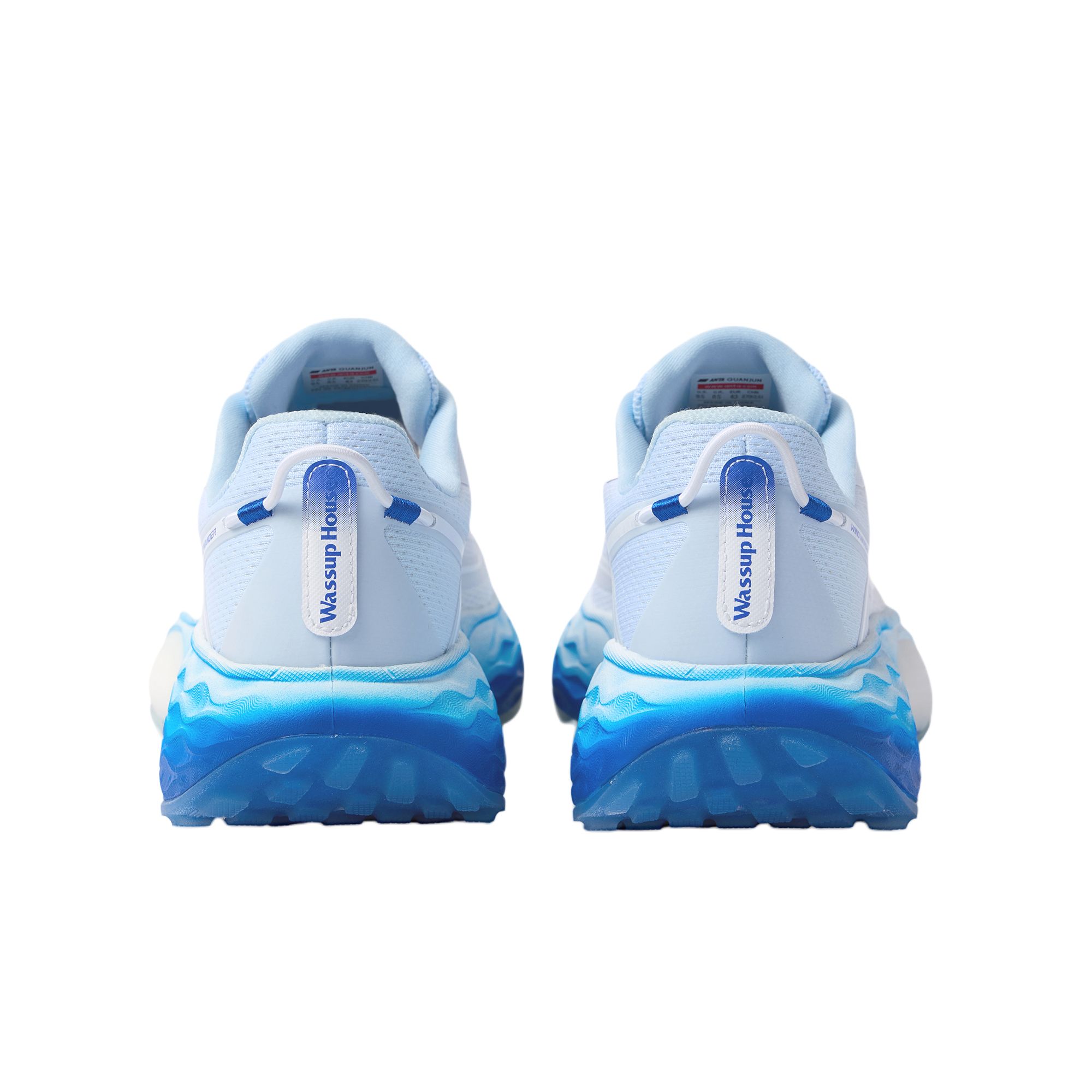 WASSUP x Anta Cushioning, Wear Resistant Low top Casual Running Shoes Women’s White Blue