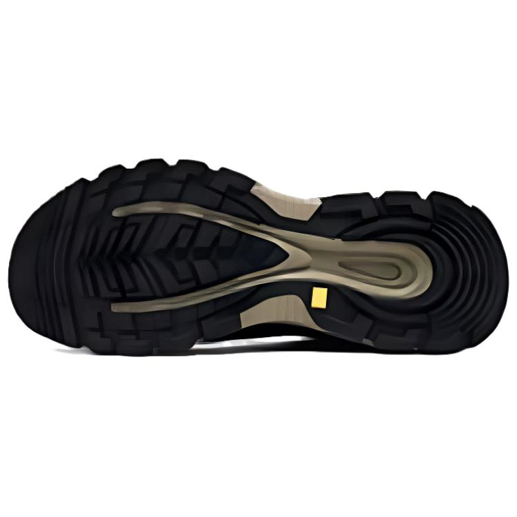 QIAODAN Cushioning Slip Resistant Breathable Low top Outdoor Shoes Men’s Black Green