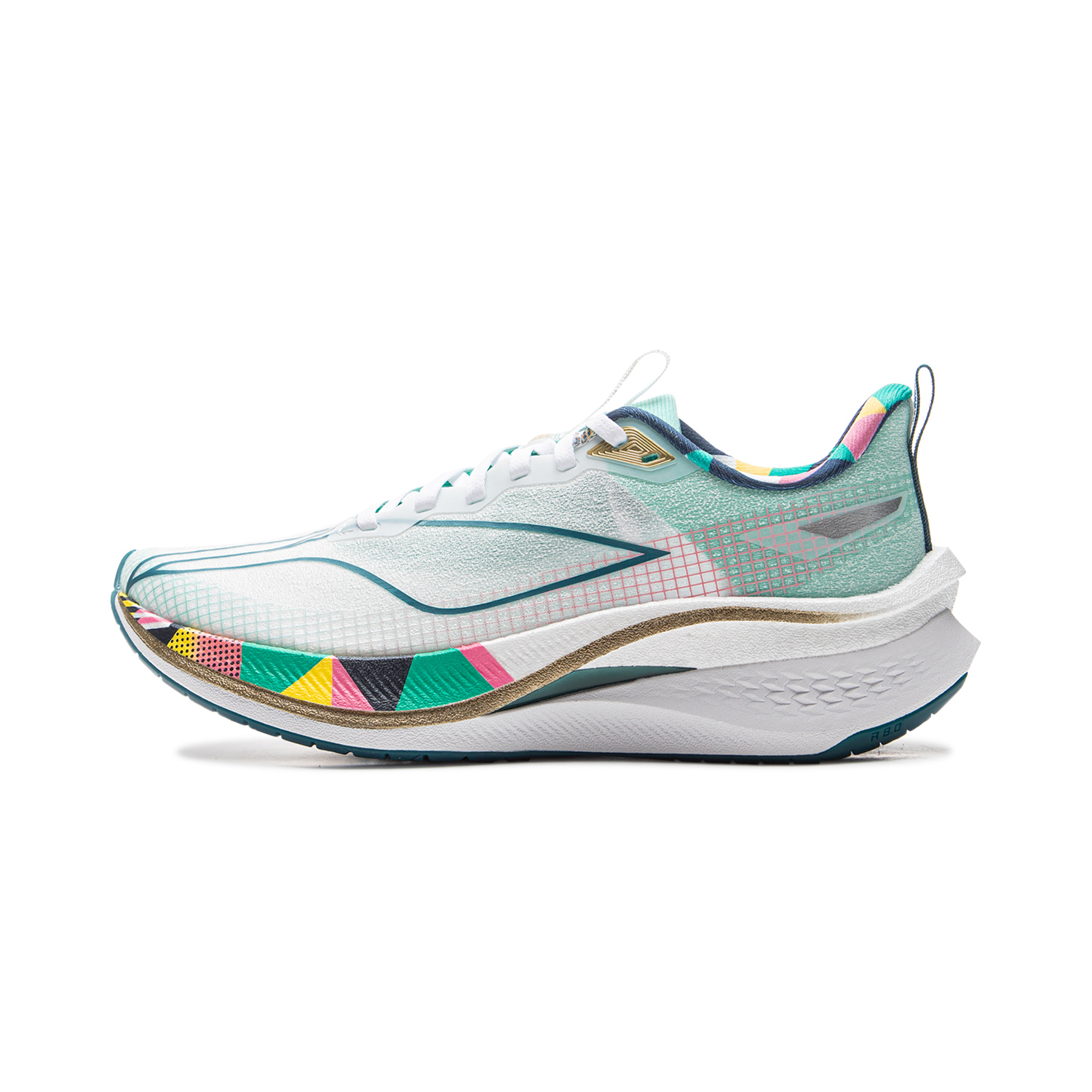 Li Ning Red Hare 7 Pro Cushioning Slip Resistant Abrasion Resistant Low top Running Shoes Women’s White Green