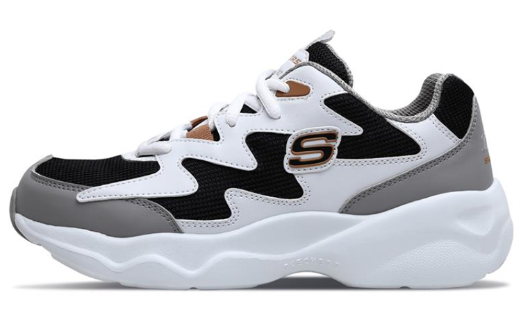 Женские кроссовки Skechers Skechers D'LITES AIRY Airy (черно-бело-серый)