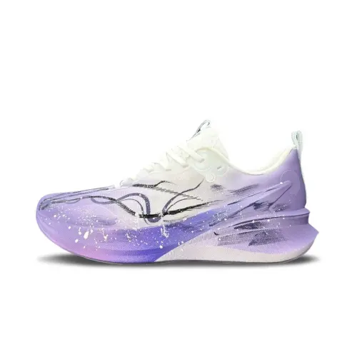 Li Ning Red Hare 8PRO Cushioning Abrasion Resistant Breathable Low top Training Running Shoes Unisex Purple