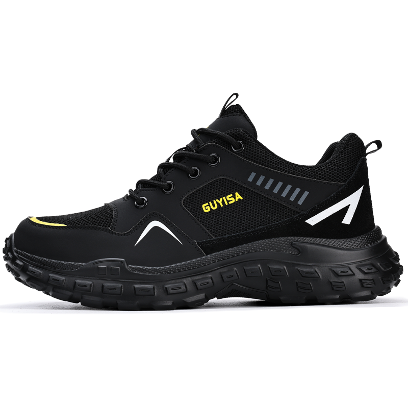 LANOUDUN Abrasion Resistant Slip Resistant Low top Outdoor Shoes Unisex Black